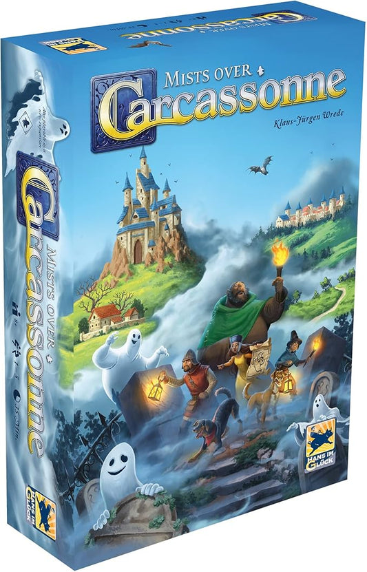 Mists Over Carcassonne Board Game | Territory Building Strategy Game | Cooperative Family Game for Kids and Adults | Ages 8+ | 2-6 Players | Average Playtime 45 Minutes | Made by Z-Man Games