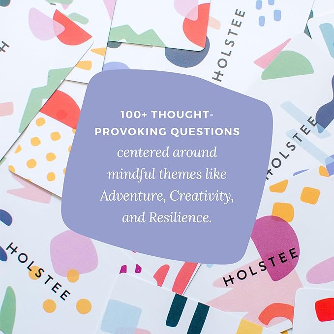 Holstee Reflection Cards - A Deck of 100+ Questions to Spark Meaningful Connections and Conversations