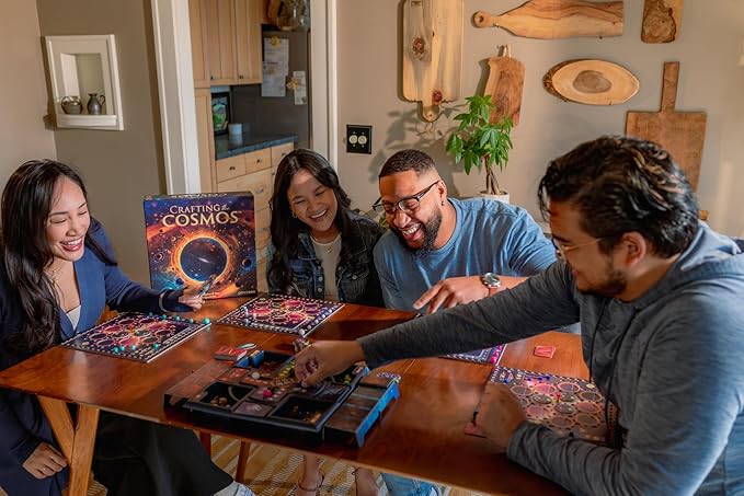 Crafting The Cosmos Board Game - Build The Galaxy with Stellar Resource Management! Sci-Fi Strategy Game for Kids & Adults, Ages 14+, 2-4 Players, 60-90 Minute Playtime, Made by Office Dog