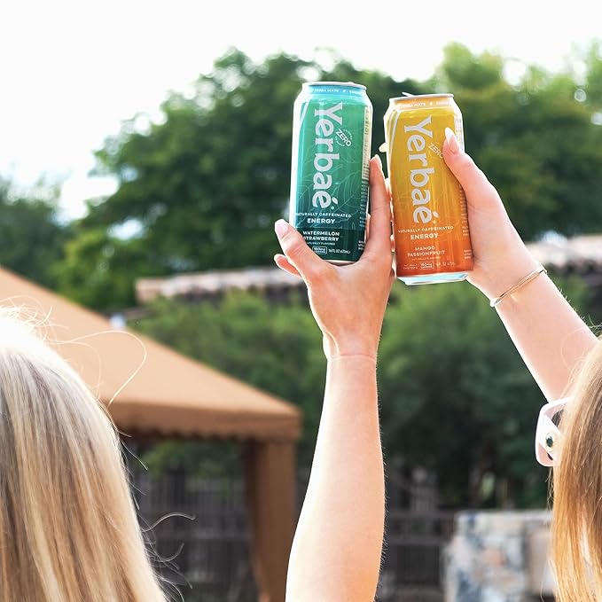 Yerbaé Variety Flex Pack, Functional Energy Drink - 0 Sugar, 0 Calories, 0 Carbs. Yerbae is Energized by Yerba Mate, Plant-Based, Healthy Alternative to Sugary Energy Beverages, 16oz cans (12 Pack)