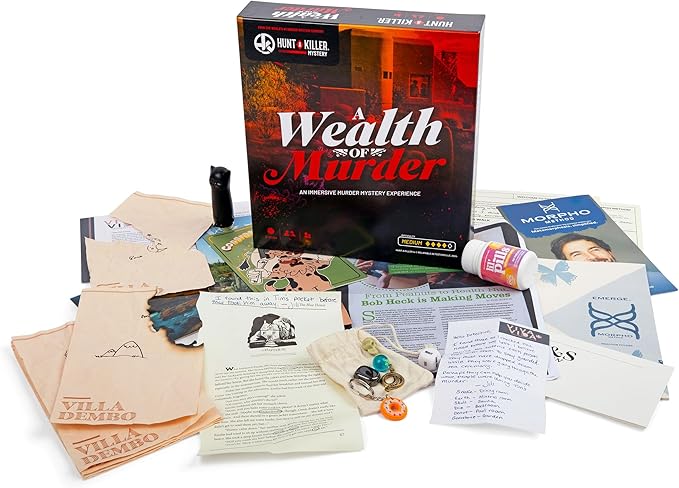 Hunt A Killer: A Wealth of Murder, an Immersive True Crime Experience, for Fans of Criminal Minds and Forensic Files, Includes 120-150 Minutes of Explicit Content, Appropriate for Ages 14+