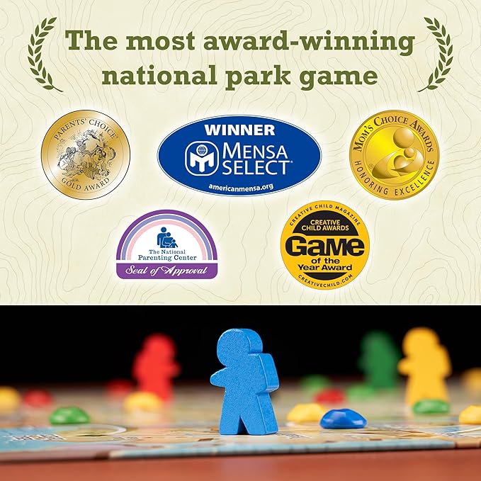 Trekking The National Parks (3rd Edition) - The Award-Winning Family Board Game | Great for Kids Ages 10 and Up | Easy to Learn | Designed for National Park Lovers by Underdog Games