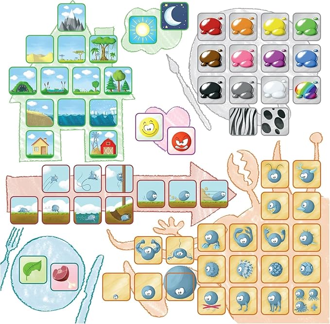 Concept Kids Animals - Cooperative Animal Guessing Game for Children! Fun Family Board Game for Kids & Adults, Ages 4+, 2-12 Players, 20 Minute Playtime, Made by Repos Production