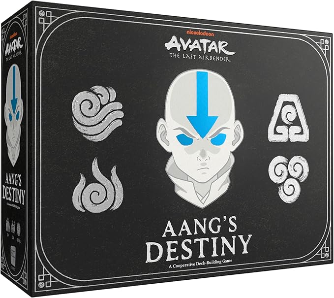 Avatar: The Last Airbender: Aang's Destiny, Cooperative Deck Building Strategy Board Game, Play as Aang, Katara, Appa & More, Fun for Family Game Night, Ages 10+, 2-4 Players, 60 Minutes