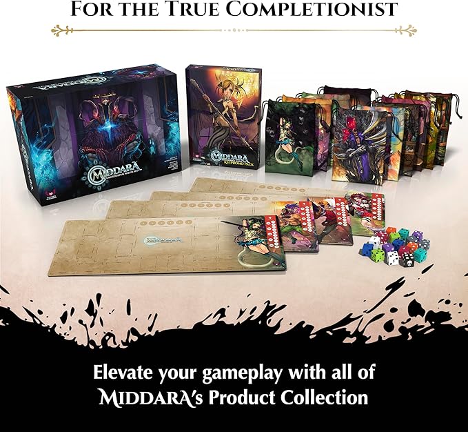 Unintentional Malum: Act 1 (v.1.2) - Fully Cooperative Fantasy Board Game for Friends & Family - Includes 400 Unique Illustrations, 60+ Encounters & More - Dungeon Crawler Game (1-4 Players)