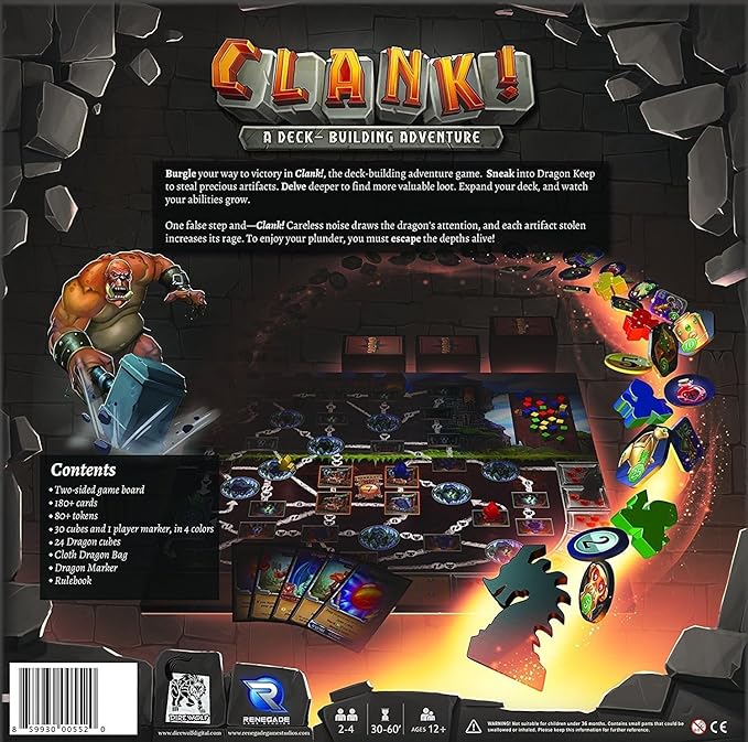 Renegade Game Studios Clank! A Deck Building Adventure! 156 months to 1200 months