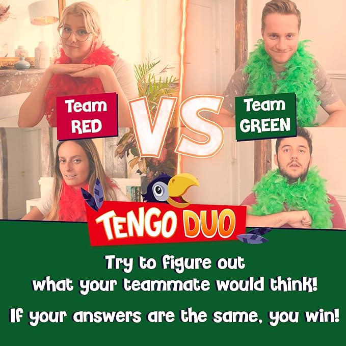 Tengo Duo - Great Minds Only Matching Party Game | 3+ Players | Family Game for Kids and Adults