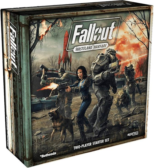Modiphius Entertainment Fallout: Wasteland Warfare - Two Player Starter Strategy Boxed Board Game Ages 12 & Up (Officially Licensed Fallout Miniatures Game)