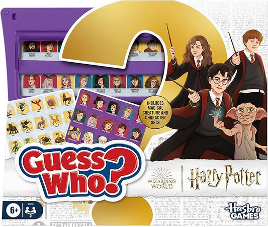 Guess Who? HARRY POTTER Edition Board Game | Ages 6 and Up | 2 Players | Fun Games for Kids and Preschoolers | Family Gifts (Amazon Exclusive)
