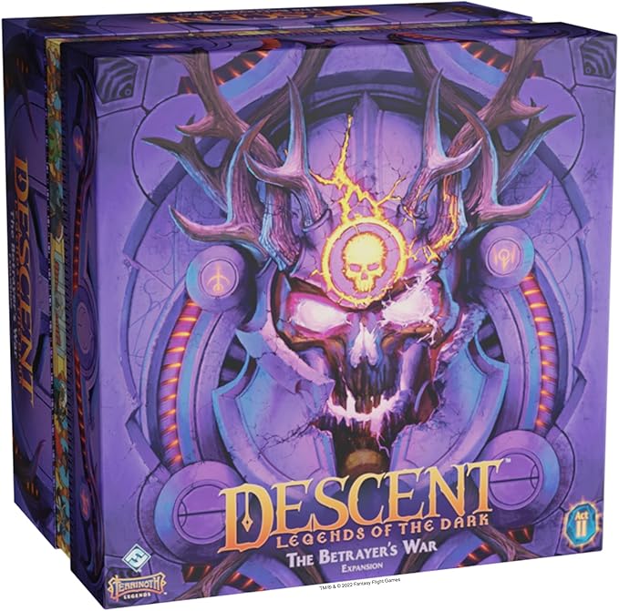 Descent Legends of The Dark Board Game The Betrayer's War Expansion - Fantasy RPG Strategy Game, Cooperative Game, Ages 14+, 1-4 Players, 3-4 Hour Playtime, Made by Fantasy Flight Games