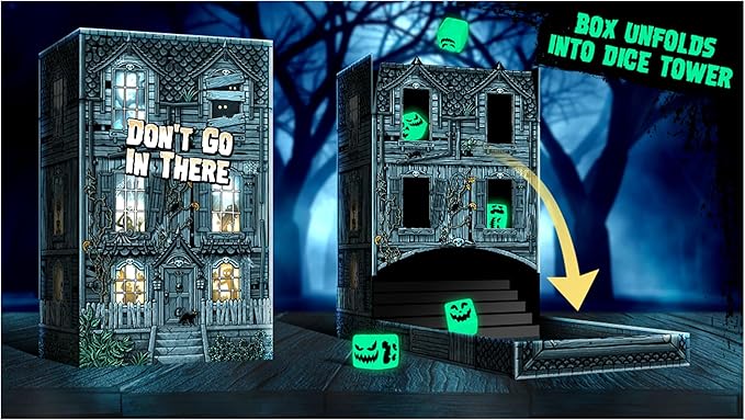 Don't Go in There Board Game - Haunted House Adventure Game, Strategy Game for Kids & Adults, Ages 14+, 2-5 Players, 30 Minute Playtime, Made by R2i Games