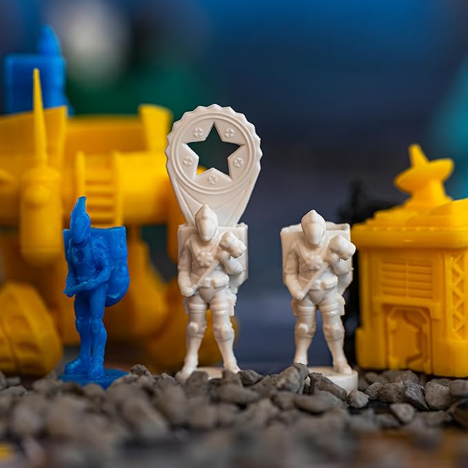 from The Moon | Detailed Moon Rover Miniatures - Heavy Strategy Board Game | Competitive Board Game | 14+ | 1 to 4 Players | 90 Minutes