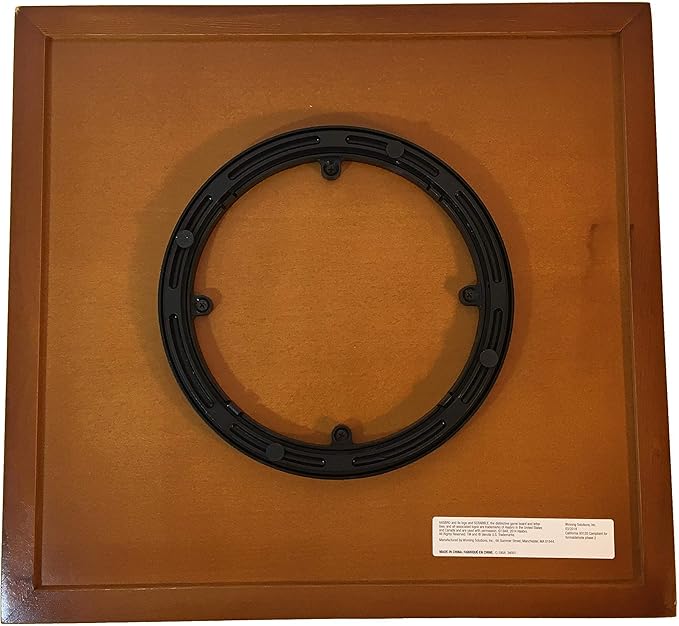 WS Game Company Scrabble Trophy Luxury Edition with Rotating Wooden Game Board