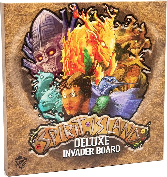 Greater Than Games | Spirit Island: Deluxe Invader Board | Cooperative Strategy Board Game Accessory | Premium Component Upgrade