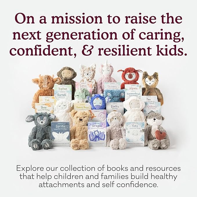 Slumberkins 14" Unicorn Kin & 2 Board Books Complete Set Bundle | Promotes Authenticity, Confidence & Healthy Friendships | Social Emotional Tools for Ages 0+ (Unicorn Kin Plush + 2 Board Books)