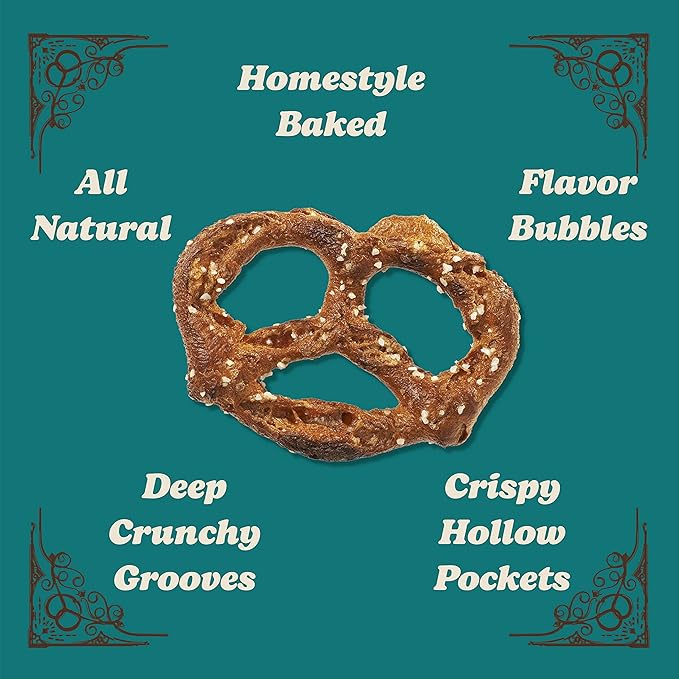 Unique Snacks Original Splits Pretzels, Delicious Homestyle Baked Snack Bag, OU Kosher, and Non-GMO Food, No Artificial Flavor, 11 Oz. Bag, Pack of 12