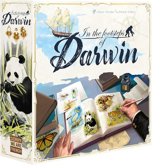 in The Footsteps of Darwin | Mensa Select Winner | Tile Laying Board Game | Ages 8+ | 2 to 5 Players | 30 Minutes