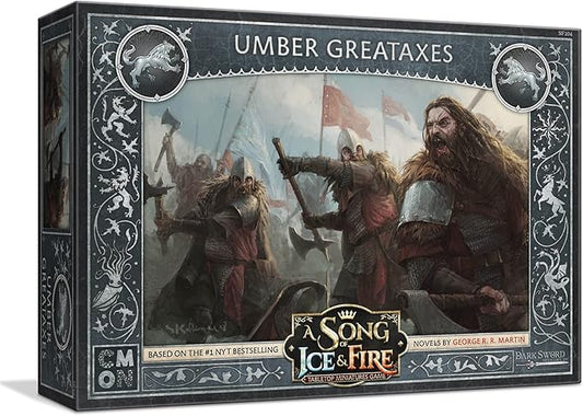 CMON A Song of Ice and Fire Tabletop Miniatures Game Umber Greataxes Unit Box (Multilingual Edition) - Strategy Game for Adults, Ages 14+, 2+ Players, 45-60 Minute Playtime, Made by CMON
