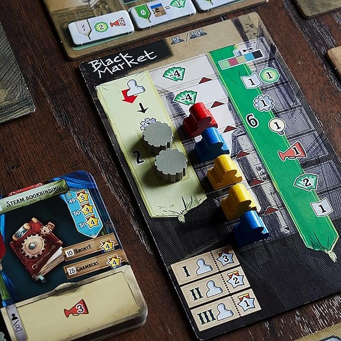 Crystal Palace - Dice Placement Strategy Board Game, Create Wild Inventions at The 1851 World's Fair in London, 2-5 Players, 90-150 Minute Playtime, Ages 15+