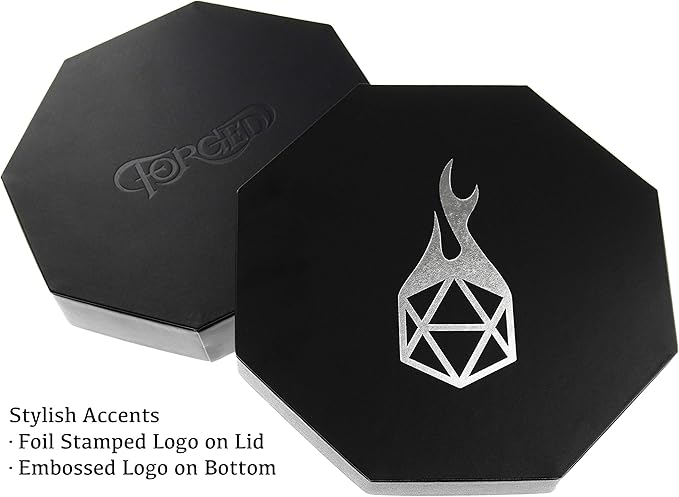 Forged Dice Co. Dice Arena Rolling Tray and Storage Compatible with Any dice Game, D&D and RPG Gaming