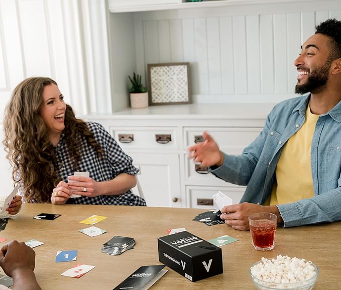The Voting Game + After Dark Expansion Set - The Hilarious Adult Party Game About Finding Out Who Your Friends are - Perfect for College Students, Fun Parties & Board Games Night with Your Group