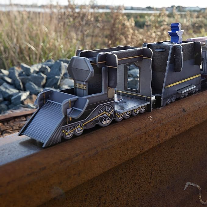 Colt Express Couriers & Armored Train Board Game Expansion | Train Strategy Game | Wild West Adventure Game for Kids and Adults | Ages 10+ | 3-8 Players | Avg. Playtime 50 Minutes | Made by Ludonaute