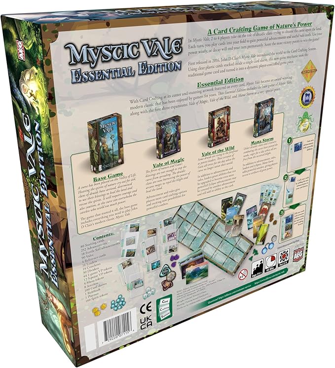 AEG Mystic Vale: Essential Edition | Fantasy Card-Crafting Game | Base Game + Vale of Magic, Vale of The Wild & Mana Storm | 2-4 Players | Ages 14+