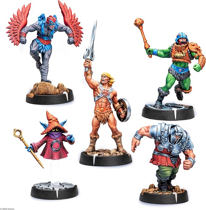 Masters of The Universe Battleground Starter Set - 2-Player Tabletop RPG Board Game - Includes 10 Miniatures of Real Motu Characters Like He-Man and Skeletor - Ages 14 Years + - from Archon Studio