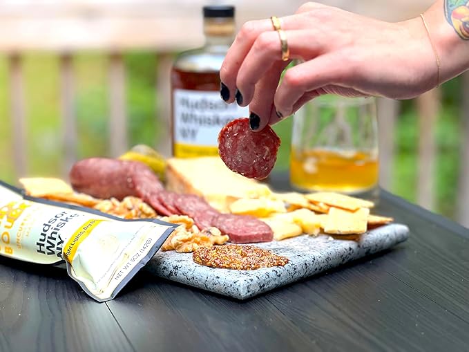 Schaller & Weber Bold Beef & Bourbon Uncured Salami, Made with Hudson Whiskey, No Artificial Ingredients, Gluten Free, 5 Ounce (Pack of 1)