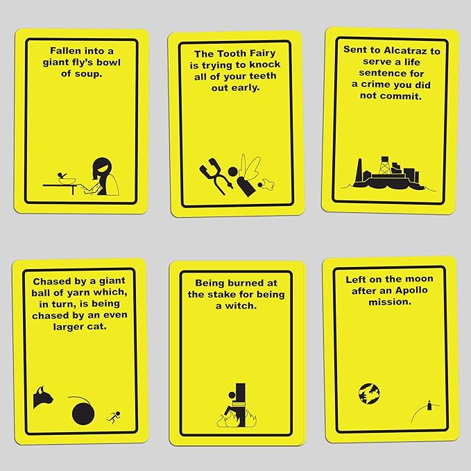 Danger The Game: The Card Game of Bizarre Dangers and Rescues - Family & Adult Game Night - Easy to Learn - Party Games - Family Board Games - 3+ Players