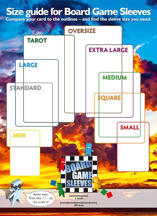 5 Packs Arcane Tinmen Board Game Sleeves 100 ct Mini Size Card Sleeves Value Bundle!