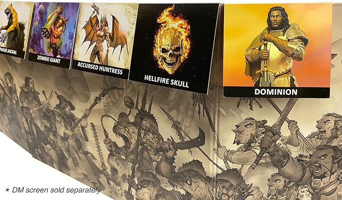 Friends & Foes from Beyond - 50 Illustrated Original 5e Monsters - Initiative Cards for 5th Edition DM's