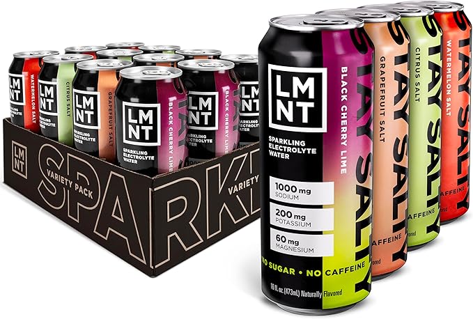 Drink LMNT Sparkling Electrolyte Drink - Variety Pack | 12-Count