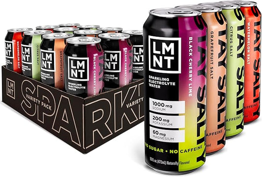 Drink LMNT Sparkling Electrolyte Drink - Variety Pack | 12-Count