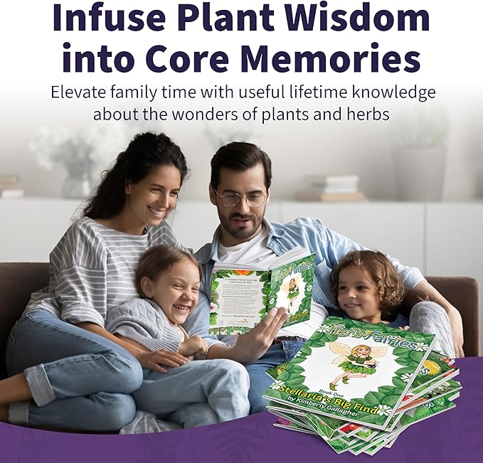 Herb Fairies: 13-Book Box Set & Digital Learning System - Explore Plants & Healing Herbs Through Engaging & Educational Stories - Includes Audiobooks, Printables, Recipes, Crafts, Puzzles & Games