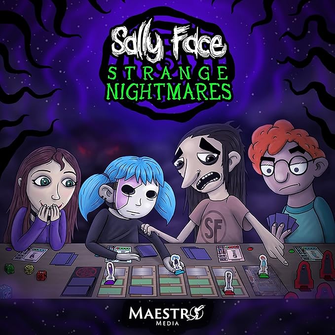 Sally Face: Strange Nightmares Deluxe - Cooperative Board Game, Based On The Video Game, Officially Licensed, Ages 13+, 1-5 Players