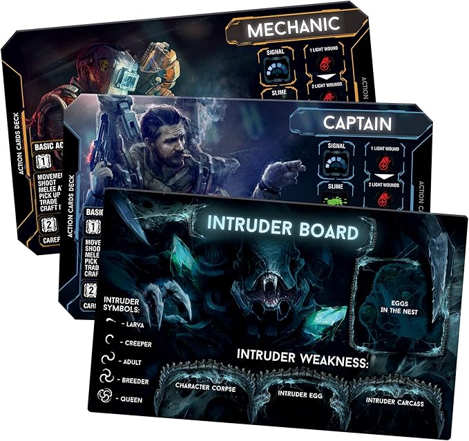 Nemesis Board Game - Sci-Fi Horror Adventure! Detailed Miniatures, Cooperative & Strategy Gameplay, Space Survival Challenge, Ages 14+, 1-5 Players, 1-2 Hour Playtime, Made by Rebel Studio