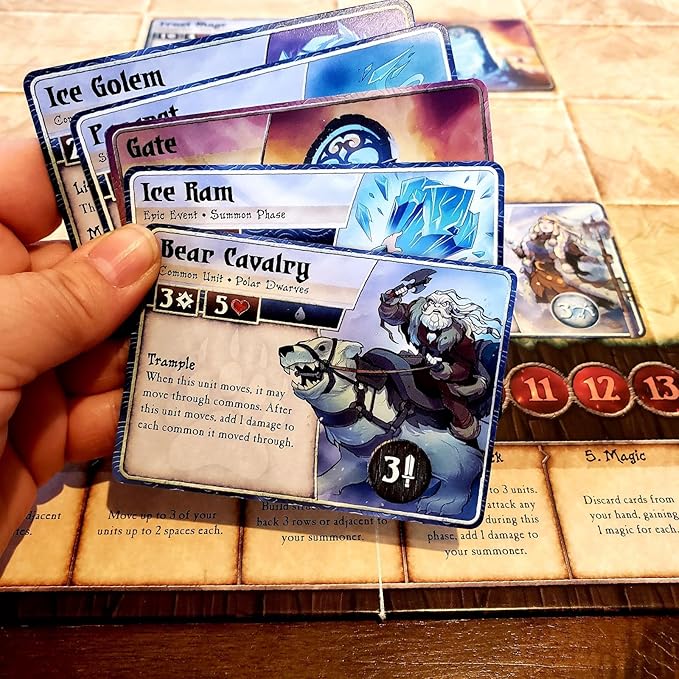 Summoner Wars Second Edition Plaid Hat Games Master Set – Tactical Dueling Card Game – Includes 6 Faction Decks, Custom Dice, and Game Board – Ages 9+, 2 Players