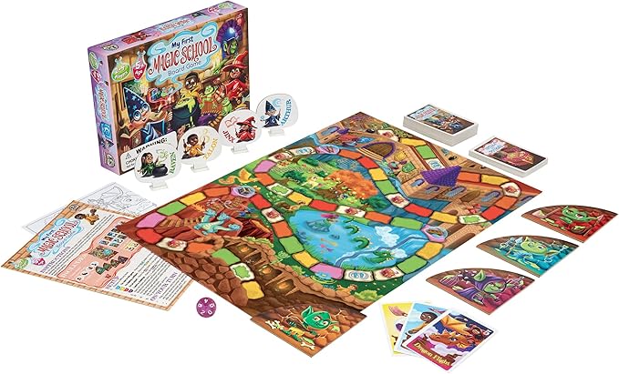 Jumping High Fives My First Magic School Board Game - A Magical Wizard Adventure Game for Kids Ages 5 and Up, Learn New Skills While Casting Spells and Racing Across The Enchanted Grounds