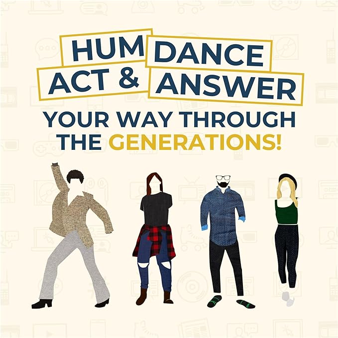 Spin Master Games, Mind The Gap Deluxe Trivia Game, Board Game for All Generations on Thanksgiving, Friendsgiving, Birthdays & Family Nights, 2-12 Players, for Ages 10 & Up