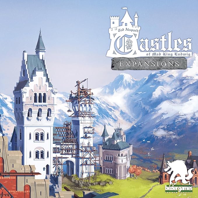 Castles of Mad King Ludwig Expansions 2nd Edition by Bezier Games, Strategy Board Game