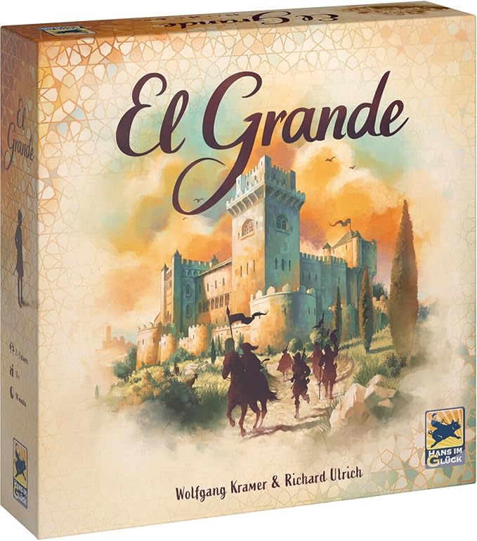 El Grande Board Game - Engage in Medieval Intrigue in 15th Century Spain! Area Control Strategy Game for Kids & Adults, Ages 12+, 2-5 Players, 90 Min Playtime, Made by Hans im Glück