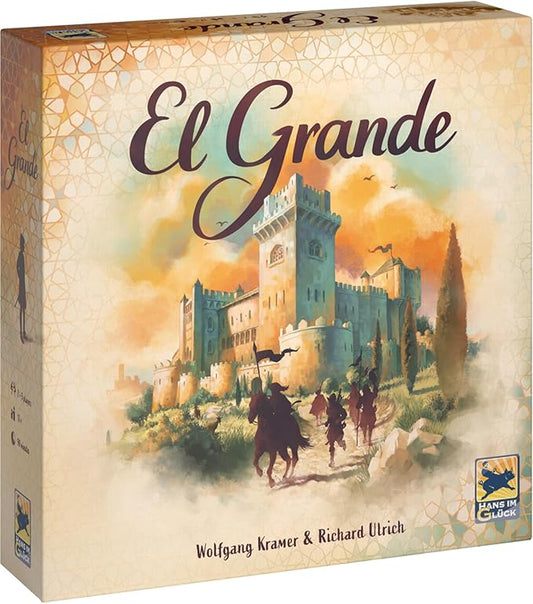 El Grande Board Game - Engage in Medieval Intrigue in 15th Century Spain! Area Control Strategy Game for Kids & Adults, Ages 12+, 2-5 Players, 90 Min Playtime, Made by Hans im Glück
