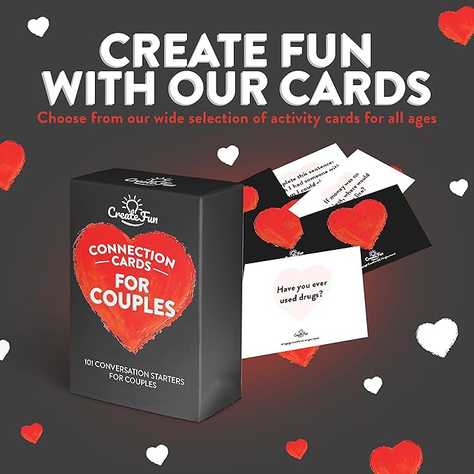 Couple Connection Cards – 101 Engaging & Thought-Provoking Conversation Starter Cards to Create Meaningful Connections with Your Loved One