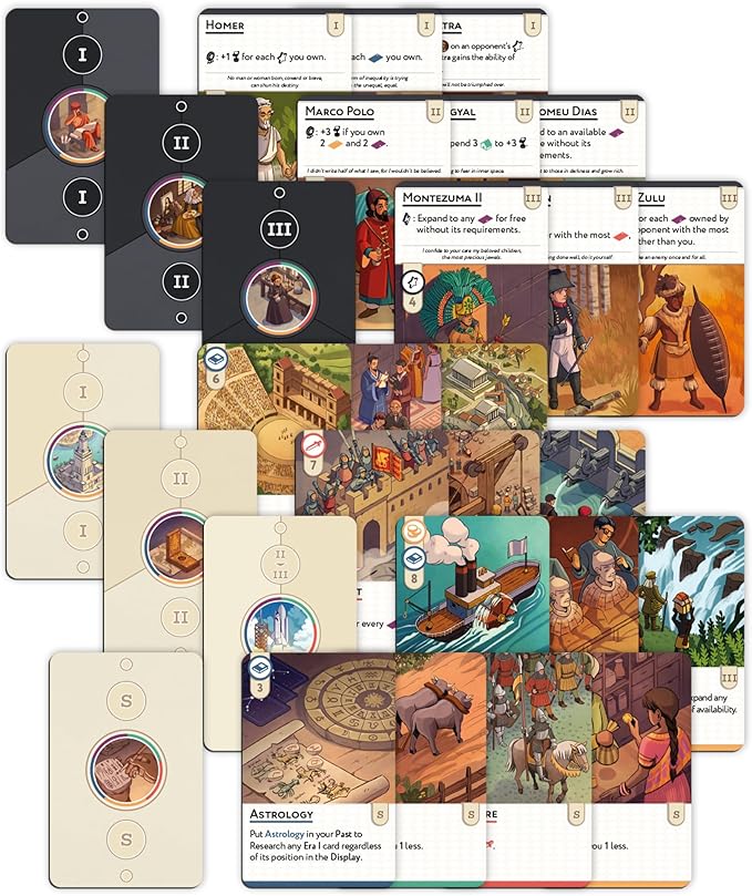 Nova Era Board Game - Civilization Building & Economic Strategy Game, Accessible Game for Kids & Adults, Ages 12+, 2-4 Players, 60 Minute Playtime, Made by CMON