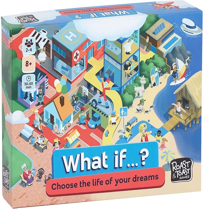 What ifโฆ? Choose The Life of Your Dreams | Family Board Game | Board Game for Kids and Parents | Adventure Board Game | Ages 8+ | for 2 to 4 Players | Average Playtime 30-60 Minutes