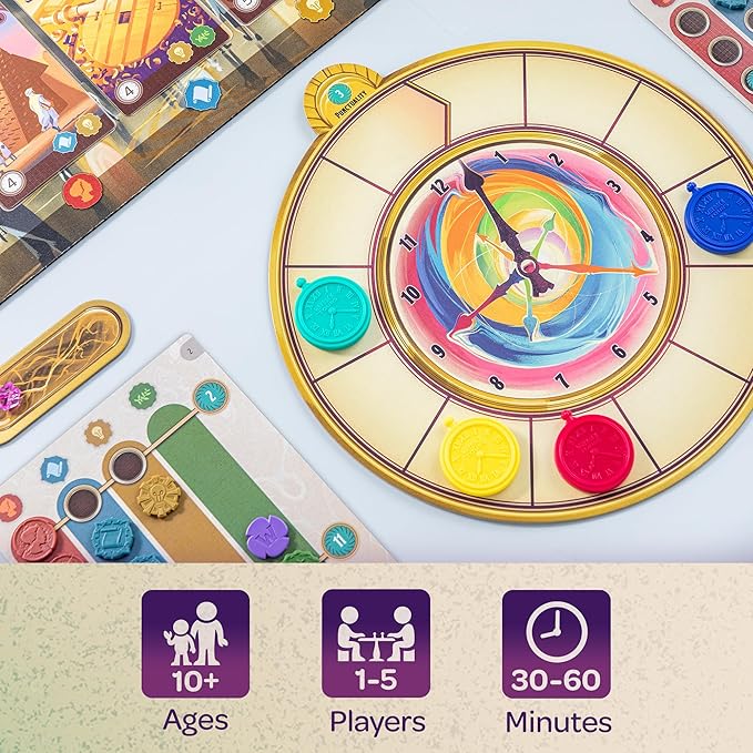 Underdog Games Trekking Through History: The Award-Winning Family Board Game | Great for Kids Ages 10 and Up & No History Knowledge Needed | Easy to Learn & Fun for Family Game Night | Designed