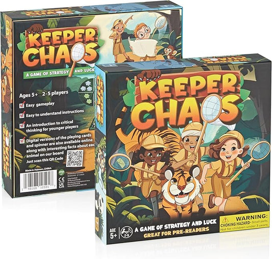 – Award Winning Zoo-Themed Adventure & Strategy Board Game for Kids & Family Game Night, Zoo Gift for Pre-Readers & Kids 5+, Fun Family Board Games for 2-5 Players