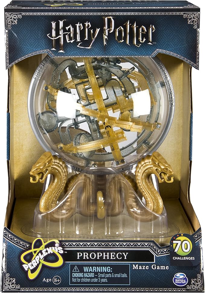 Perplexus, Harry Potter Prophecy 3D Gravity Maze Game Brain Teaser Fidget Sensory Toy Puzzle Ball, for Adults & Kids Ages 8 and up