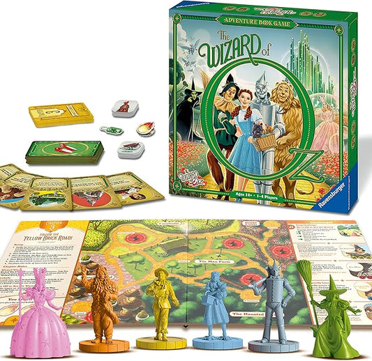 Ravensburger Wizard of Oz Adventure Book Game for Ages 10 & Up – Immersive Story-Based Gameplay | Detailed Miniatures | Ideal Gift for Brain Teaser Enthusiasts | Interactive Group Activity
